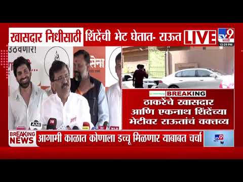 Sanjay Raut |  नीधीसाठी शिंदेंची भेट घेतली असं खासदार सांगतात- राऊत thumbnail