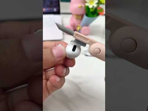 Product Link in Bio ( 225 ) ✅  6in1 Ultimate Retractable Earphone Keyboard Cleaning Brush thumbnail