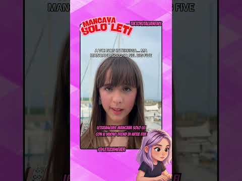 LETIZIA4EVER MANCAVA SOLO LEI CON IL NUOVO TREND DI ARTIE FIVE #tiktok #webboh #perte #trend thumbnail
