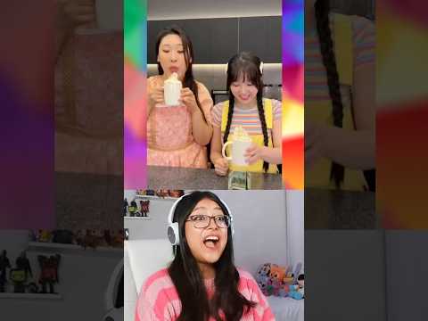 NIÑA TRAVIESA JUEGA CON LA BEBIDA DE MAMÁ @kimpro828 #curiosidades #humor thumbnail