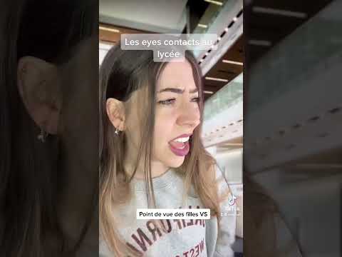 Les eyes contacts au lycée #humour #pourtoi #foryou thumbnail