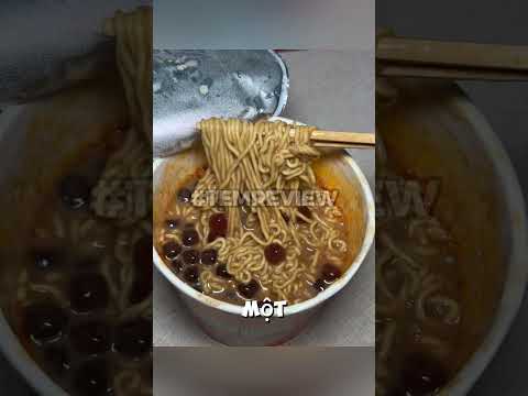 Thử thách vị giác: Mì tôm "mix" Trà sữa trân châu #memevietnam #meme #funny #haihuoc thumbnail