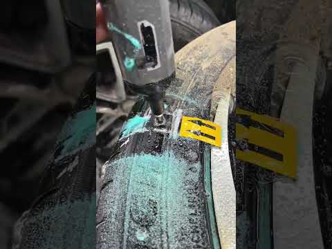 Flat tire? Don't get stranded. These self- sealing rubber nails plug punctures fast without removing thumbnail