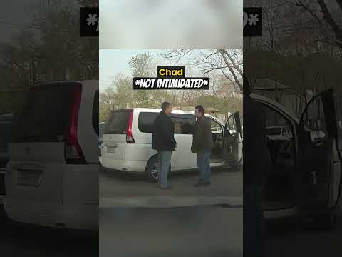 Karen With An Axe Meets Chad #shorts thumbnail