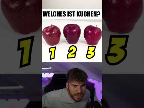 Kuchen oder Echt?! 🍎 #shorts thumbnail