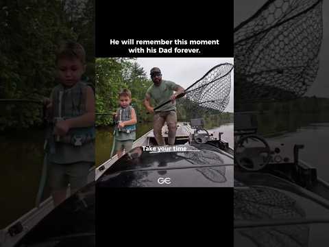 He Caught His First Fish With His Dad 🥹❤️ thumbnail