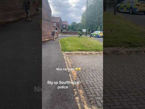 Poor police officer tripped over ???‍♂️ thumbnail