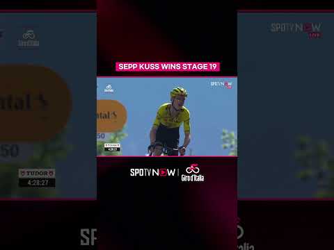 #GirodItalia 🚴🏻🏆Sepp Kuss claims victory in Stage 19 with a sensational ride ⛰️🔥 thumbnail