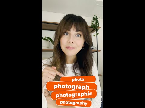 📸  Pronunciation Practice - photographer, photography, photographic, photographer thumbnail
