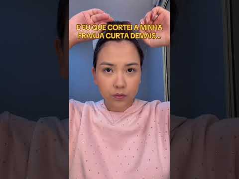 O DESESPERO QUE BATE QUANDO A FRANJA TA CURTA DEMAIS KAKAKA😹❤️ juro que vou consertar thumbnail