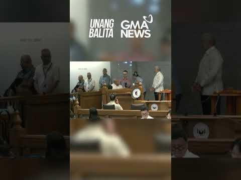 Pagdalo ni Sen. Dela Rosa sa impeachment trial ni VPSD via video... #shorts | Unang Balita thumbnail