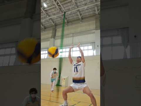 I tried recreating a scene from the anime Haikyuu!! #volleyball #haikyuu thumbnail