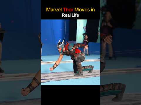 Marvel Thor Moves in Real Life Vs Movies Pt.2 ☠️ #shorts thumbnail