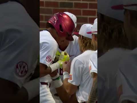 Justin Lebron hits a 3-run homer to extend Alabama's lead over Alabama State 🔥 thumbnail