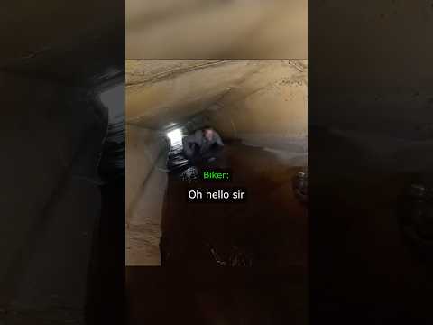 Biker Tried To Hide But It Went Horribly Wrong… thumbnail