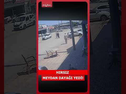 Araç çalmak isteyen hırsıza meydan dayağı! #shorts thumbnail