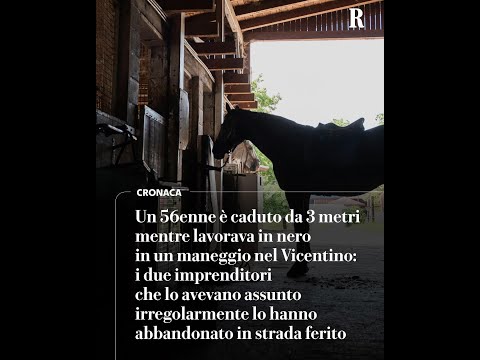 Cade da 3 metri mentre lavora in nero: gli imprenditori non lo soccorrono thumbnail