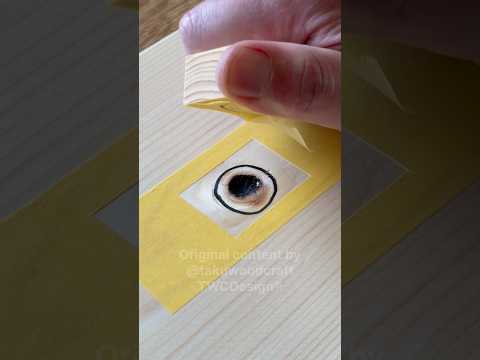 Perfectly Fitted Knot Patch #shorts #woodworking #diy thumbnail