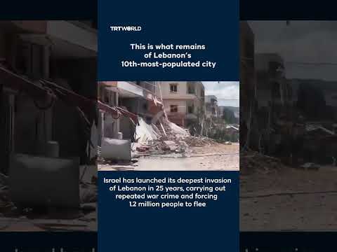 This is what remains of Lebanon’s 10th most-populated city thumbnail