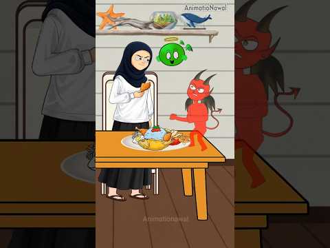 Sengaja tidak baca bismillah, siti isengin setan | kartun islami animationawal thumbnail
