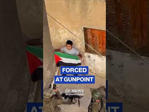 🇵🇸 ‘Israeli’ forces force Palestinian teen to raise flag at gunpoint thumbnail