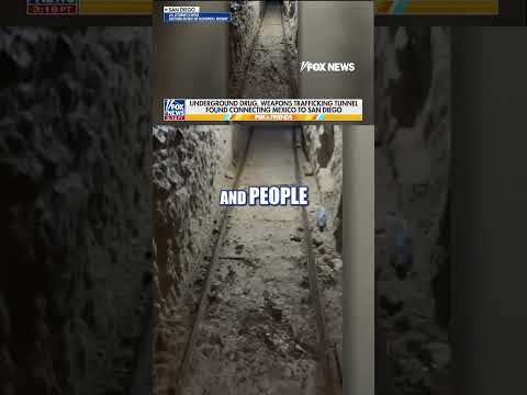 Alleged underground drug tunnel discovered in San Diego #foxnews #news #shorts #california #police thumbnail