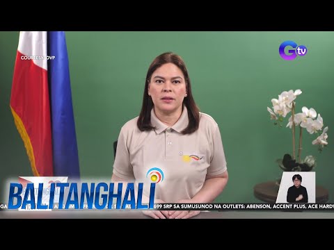 Pahaging ni VP Sara Duterte | Balitanghali thumbnail