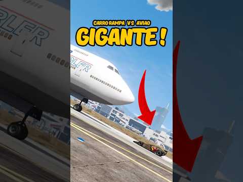 CARRO RAMPA VS AVIÃO GIGANTE ! thumbnail
