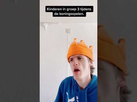 Kinderen in groep 3 tijdens de koningsspelen. #kinderen #groep3 #koningsdag #grappig #2026 thumbnail
