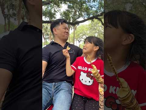 I'm feeding Dad potato covered in my spit ?? LeoNata family thumbnail