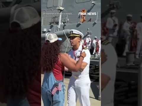 Sailors REUNITE with families after 11-month deployment #foxnews #news #us #fox thumbnail