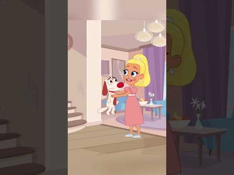 The Dog Went Crazy and Is Running on the Ceiling! 😱🐶 #animation #familybook #kidsfantasyadventure thumbnail