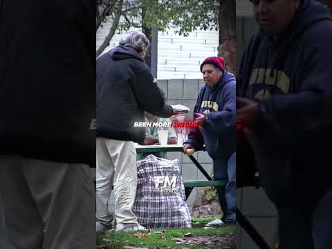 Try Not To Get Emotional… This Homeless Man Did Something Nobody Expected ?❤️ thumbnail