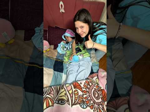 Mi hermana se hizo pipi en la cama “broma” #shorts thumbnail