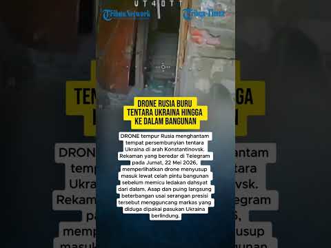 DRONE RUSIA BURU TENTARA UKRAINA HINGGA KE DALAM BANGUNAN thumbnail