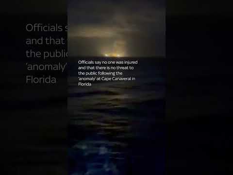 Moment of massive rocket explosion captured on boat thumbnail