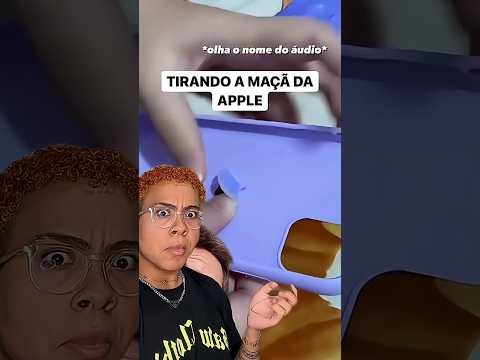 Tirando a maçã da Apple da capinha     #shorts thumbnail