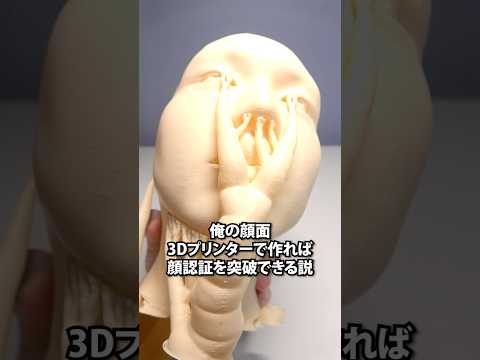 俺の顔面3Dプリンターで作れば顔認証突破できる説 thumbnail