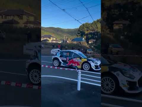 Ford Puma Rally1 Crazy Tyre warm-up and sound ! #wrc #rally1 #crazy #wrc #burnout #shorts #rally thumbnail