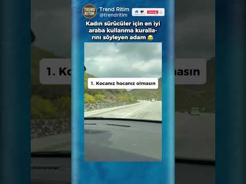 Kadın Sürücüler İçin En İyi Araba Kullanma Kuralları 🤣😅 thumbnail