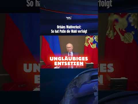 Orbáns Wahlverlust: So hat Putin die Wahl verfolgt | heute-show #shorts thumbnail