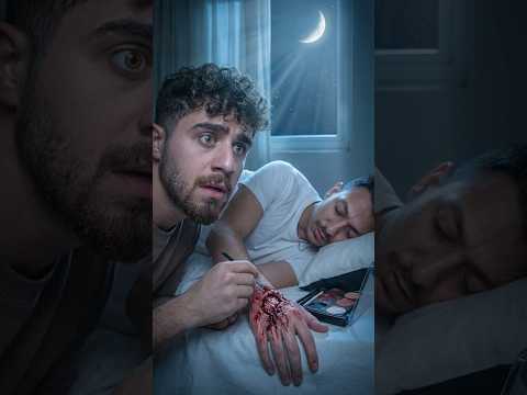 رسمت جرح سينمائي على ايده وهوي نايم thumbnail