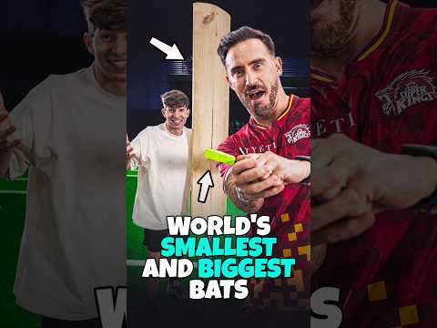 Smallest Bat vs Biggest Bat 🏏 thumbnail