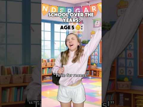 School over the years #relatable #skit #pov #comedy thumbnail