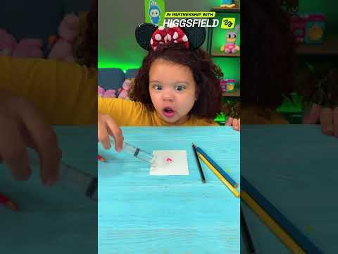 Painting on WATER?! ?? Is This Magic?! #fun #shorts thumbnail