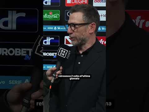 Di Francesco e il ????????? ✍️Stavolta niente gatto… ?‍⬛ #LecceGenoa #SerieAEnilive #DAZN thumbnail