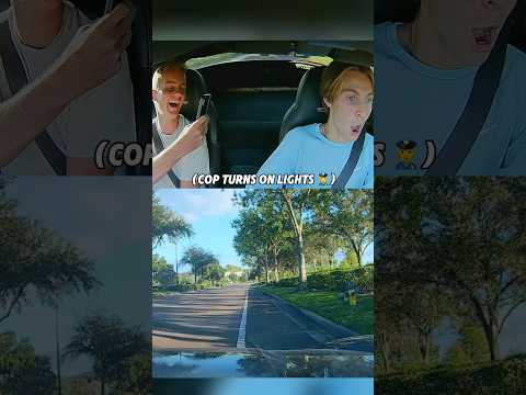 Police vs. Corvette🚔😬 #cars #racecar #police #viral thumbnail