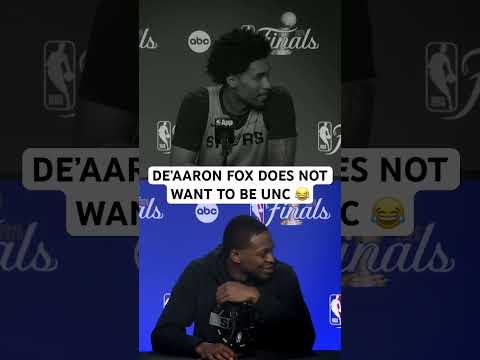 Dylan Harper calls De’Aaron Fox Unc and he was not having it 😂 thumbnail