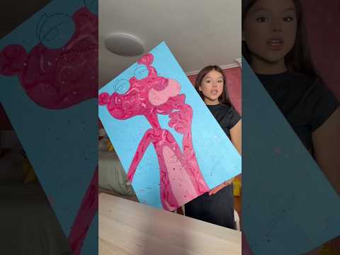 Pinto cuadro para cumpleaños de mi madre #shortsvideo thumbnail
