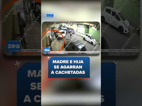 Madre e hija se agarran a cachetadas en Iztapalapa | Shorts | Francisco Zea thumbnail